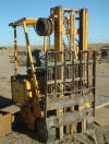 Allis Chalmers E40 with hyd sideshift, cable spool