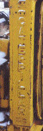 Cat 75 radiator side plate and support, cast